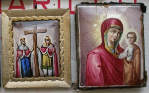 12 икон миниатюр в эмалях