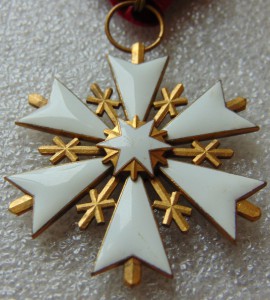 Знак ордена Белой Звезды V степени