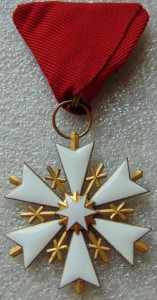 Знак ордена Белой Звезды V степени