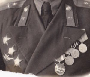 Подполковник/полк. ВВС - кавалер 3-х орденов КЗ. Кировобад.