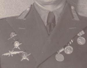 Подполковник/полк. ВВС - кавалер 3-х орденов КЗ. Кировобад.