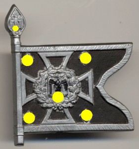 Знаки пожертвований на военные нужды. Знамена и флаги вермах