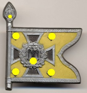 Знаки пожертвований на военные нужды. Знамена и флаги вермах