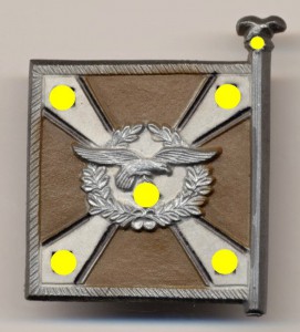 Знаки пожертвований на военные нужды. Знамена и флаги вермах