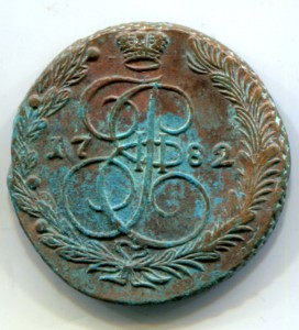 5 копеек 1782 ЕМ
