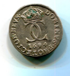 Швеция.5 орэ 1694