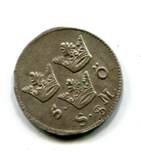 Швеция.5 орэ 1694