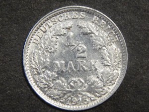 1/2 марки 1915  г.