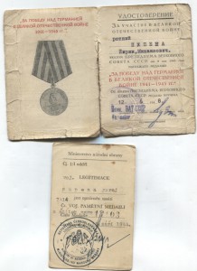Группа на Чеха Сапера Отвага 2075861 Чехи и Румыны.