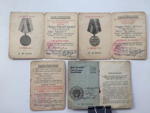 Неполный комплект на геройского сапера гв.ст.сержанта с док!