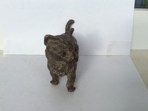 Кот, старая венская бронза