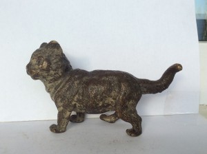 Кот, старая венская бронза