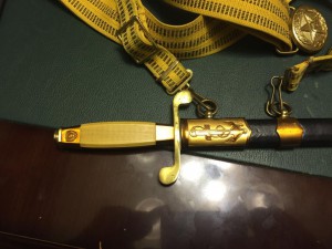 Кортик ВМФ подвес+ремень