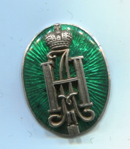 Накладка на знак "50 лет земским учреждениям". Серебро.