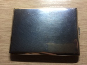 серебряный портсигар KIM Польша