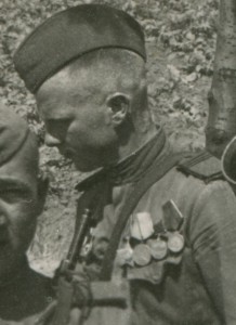 Расчет миномета. Кавалеры Ордена Славы.