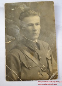 Фотография старшины довоенная, 1938 год