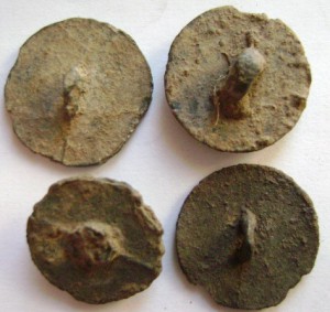 Хранцузы 1812 года (пуговицы и нагрудная накладка)