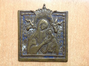 Страстная Богородица эмаль