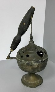 Кацея. Кадильница с сердечками. Походная с раскладной ручкой