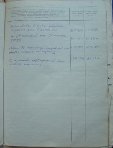 Личное дело военфельдшера Пинаева И.Т.