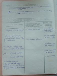 Личное дело военфельдшера Пинаева И.Т.