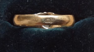 Кольцо с бирюзой 56