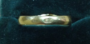 Кольцо с бирюзой 56