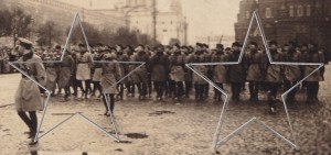 Редкая фотография: парад слушателей Академии Генштаба РККА.