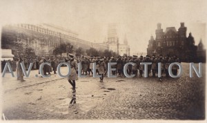 Редкая фотография: парад слушателей Академии Генштаба РККА.