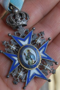 КОРОЛЕВСКАЯ СЕРБИЯ Орден Святого Саввы 5 ст СОХРАН+коробка
