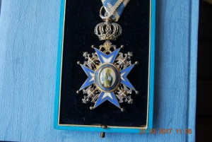 КОРОЛЕВСКАЯ СЕРБИЯ Орден Святого Саввы 4 ст СОХРАН+коробка