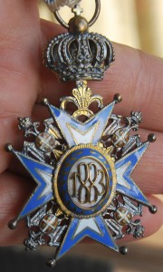 КОРОЛЕВСКАЯ СЕРБИЯ Орден Святого Саввы 4 ст СОХРАН+коробка