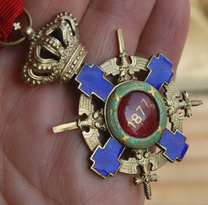 Румыния орден ЗВЕЗДЫ 4 ст с мечами