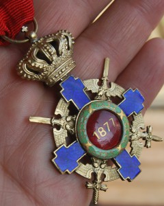 Румыния орден ЗВЕЗДЫ 4 ст с мечами