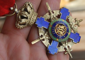 Румыния орден ЗВЕЗДЫ 4 ст с мечами