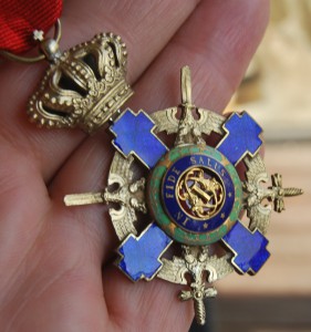 Румыния орден ЗВЕЗДЫ 4 ст с мечами