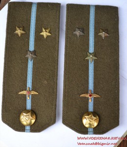 Погоны старшего лейтенанта, авиатехник, 1955 год