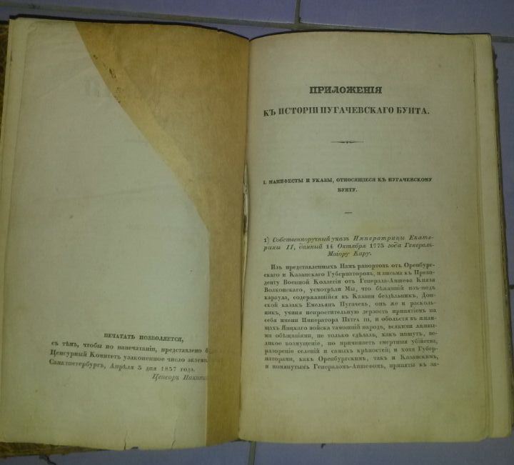 Собрание сочинений А. С. Пушкина 1838 г. Т.6