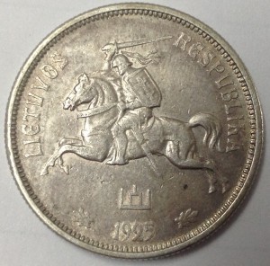 Литва 5 литай 1925 г