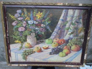 Картина. Натюрморт. В.Н. Шкуринский.
