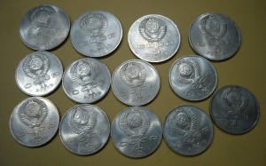Ассорти юбилейных монет СССР