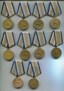 За оборону Кавказа, 10 штук.