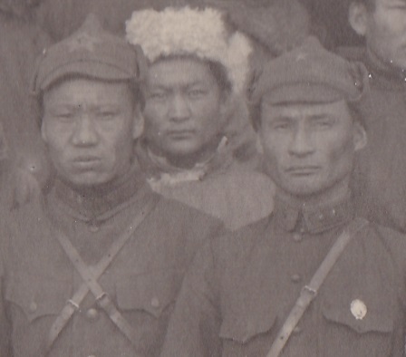 Военнослужащие Тувинской Народно-Революционной Армии.