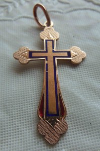 Крестик. Эмаль. 56