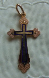 Крестик. Эмаль. 56