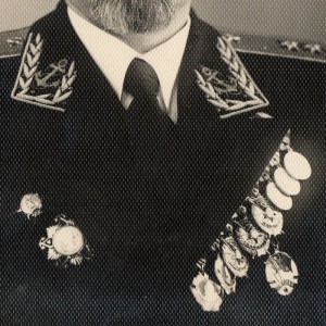 Вице-адмирал Фролов А.А. с орденом Нахимова 1 ст.