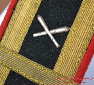 Погоны курсанта артиллерийского училища ИПТА с нарукавной