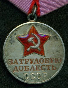 "За трудовую доблесть СССР" № 67 ***