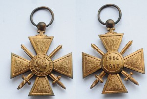 Франция. Военный крест 1914-1916г.